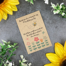Load image into Gallery viewer, Bee Sunflower Seed Packets