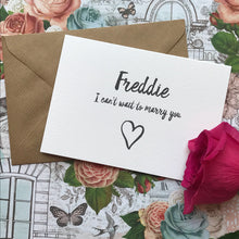 Load image into Gallery viewer, I Can't Wait To Marry You-The Persnickety Co
