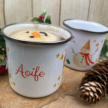 Load image into Gallery viewer, Elf Girl Personalised Enamel Mug-The Persnickety Co
