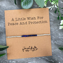 Load image into Gallery viewer, A Little Wish For Peace And Protection Beaded Bracelet