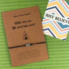 Load image into Gallery viewer, Good Times and Big Adventures Await Wish Bracelet-2-The Persnickety Co