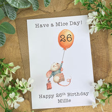 Load image into Gallery viewer, Have A Mice Day! - Personalised Card-7-The Persnickety Co