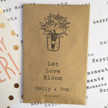 Load image into Gallery viewer, Let Love Bloom 12 x Wedding Favours - Custom Made/Personalised To Order-3-The Persnickety Co