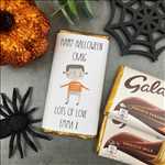 Load image into Gallery viewer, Frankenstein Happy Halloween - Personalised Chocolate Bar-The Persnickety Co