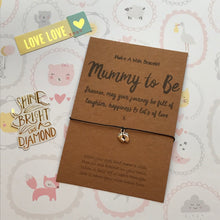 Load image into Gallery viewer, Mummy To Be Make a Wish Bracelet - Personalised-4-The Persnickety Co