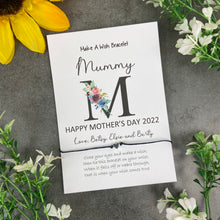 Load image into Gallery viewer, Happy Mother's day - Personalised Wish Bracelet For Mum