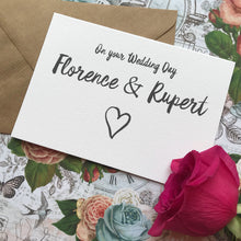 Load image into Gallery viewer, On Your Wedding Day Card-2-The Persnickety Co