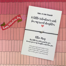 Load image into Gallery viewer, A Little Valentine's Wish Bracelet For My Sweet Daughter-4-The Persnickety Co