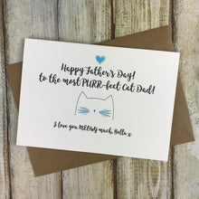 Load image into Gallery viewer, Happy Father's Day To A Purr-fect Cat Dad - Personalised-6-The Persnickety Co