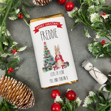 Load image into Gallery viewer, Christmas Rabbit Chocolate Bar