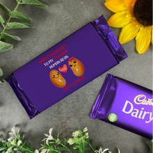 Load image into Gallery viewer, Human Bean Valentines Gift - Personalised Cadburys Chocolate Bar-The Persnickety Co