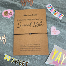 Load image into Gallery viewer, Sweet 16th Wish Bracelet-10-The Persnickety Co