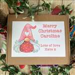 Load image into Gallery viewer, Personalised Christmas Gnome Sweet Box-2-The Persnickety Co