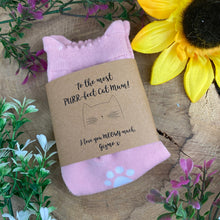 Load image into Gallery viewer, Purrfect Cat Mum Paw Print Socks
