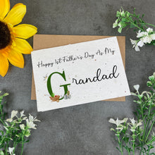 Load image into Gallery viewer, Happy First Father's Day - Gardening Plantable Seed Card