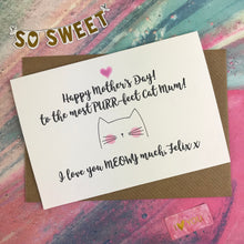 Load image into Gallery viewer, Happy Mother's Day - Cat Mum Card-The Persnickety Co