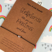 Load image into Gallery viewer, Girlfriends Like You Are Precious And Few Wish Bracelet-7-The Persnickety Co