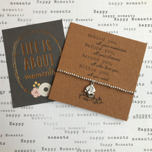 Load image into Gallery viewer, Beaded Charm Bracelet - Behind You All Your Memories-8-The Persnickety Co