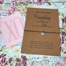 Load image into Gallery viewer, Friendship Isn't A Big Thing, It's A Million Little Things Wish Bracelet-6-The Persnickety Co