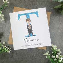 Load image into Gallery viewer, Page Boy Proposal Card