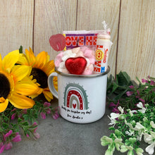 Load image into Gallery viewer, Personalised Daddy You Brighten My Day Enamel Mug