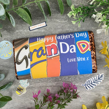 Load image into Gallery viewer, Happy Father's Day Grandad Personalised Chocolate Bar