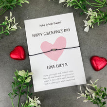 Load image into Gallery viewer, Happy Galentine's Day Wish Bracelet