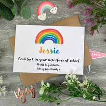 Load image into Gallery viewer, Good Luck In Your New Class Rainbow Card-5-The Persnickety Co