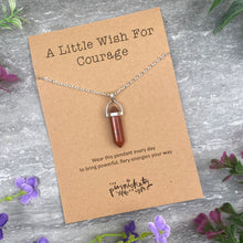 Load image into Gallery viewer, Crystal Necklace  - A Little Wish For Courage
