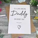 Load image into Gallery viewer, Super Amazing Daddy Father's Day Card