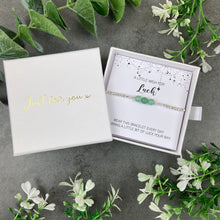 Load image into Gallery viewer, Luck - Aventurine Gemstone Necklace and Bracelet