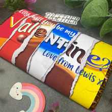 Load image into Gallery viewer, Personalised Will You Be My Valentine Chocolate Bar