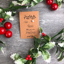 Load image into Gallery viewer, Nieces Like You Are Precious & Few Heart Earrings-The Persnickety Co