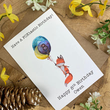 Load image into Gallery viewer, FOXtastic Birthday Card-6-The Persnickety Co