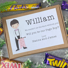 Load image into Gallery viewer, Page Boy Proposal Chocolate Box-5-The Persnickety Co