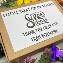 Load image into Gallery viewer, Super Teacher - Chocolate Box-6-The Persnickety Co