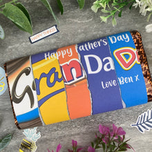 Load image into Gallery viewer, Happy Father's Day Grandad Personalised Chocolate Bar