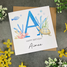 Load image into Gallery viewer, Personalised 1st Birthday Card
