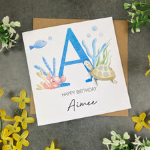 Load image into Gallery viewer, Personalised 1st Birthday Card