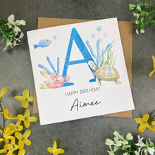 Load image into Gallery viewer, Personalised 1st Birthday Card