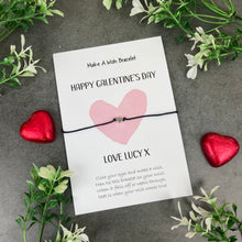 Load image into Gallery viewer, Happy Galentine's Day Wish Bracelet