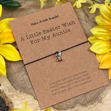Load image into Gallery viewer, A Little Easter Wish For My Auntie Wish Bracelet-2-The Persnickety Co