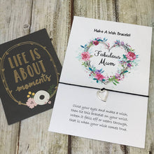 Load image into Gallery viewer, Fabulous Mum Wish Bracelet-6-The Persnickety Co
