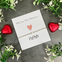 Load image into Gallery viewer, Valentine's Beaded Bracelet