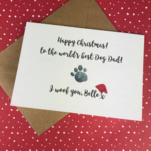 Load image into Gallery viewer, Happy Christmas To The Worlds Best Dog Dad Card-4-The Persnickety Co