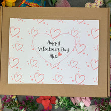 Load image into Gallery viewer, Personalised Heart Valentines Day Sweet Box