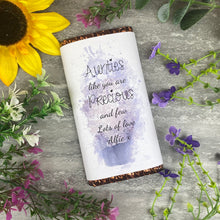 Load image into Gallery viewer, Personalised Auntie Chocolate bar