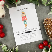Load image into Gallery viewer, Nutcracker Christmas Wish Bracelet