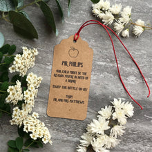 Load image into Gallery viewer, Enjoy This Bottle On Us! Teacher Wine Tag-3-The Persnickety Co