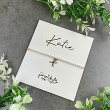 Load image into Gallery viewer, Initial Beaded Bracelet With Letter-7-The Persnickety Co